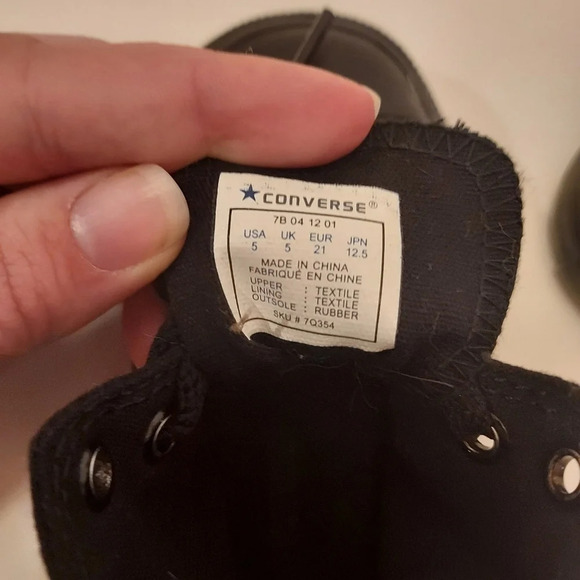 Converse Chuck Taylor All Stars High Top Hot Rod Flames in Size 5 (Baby) - Picture 10 of 11